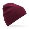 Winter hat - MOD. B45N:Burgundy, 100% cotton, One Size